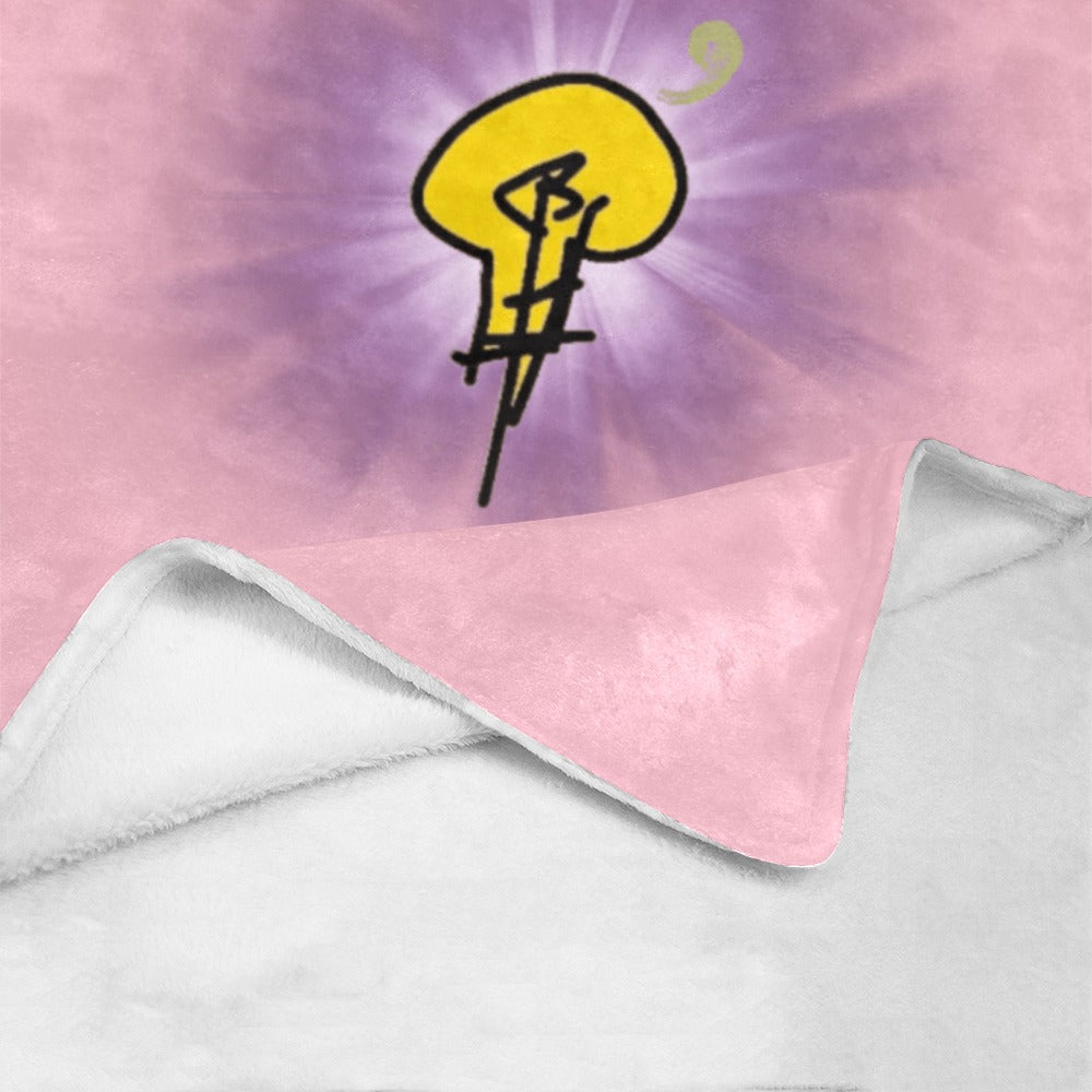 Ultra-Soft Micro Fleece Blanket w/ No Dim Bulb and Rays