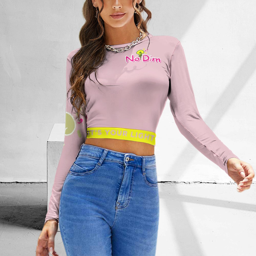 Women's Backless Long Sleeve T-Shirt
