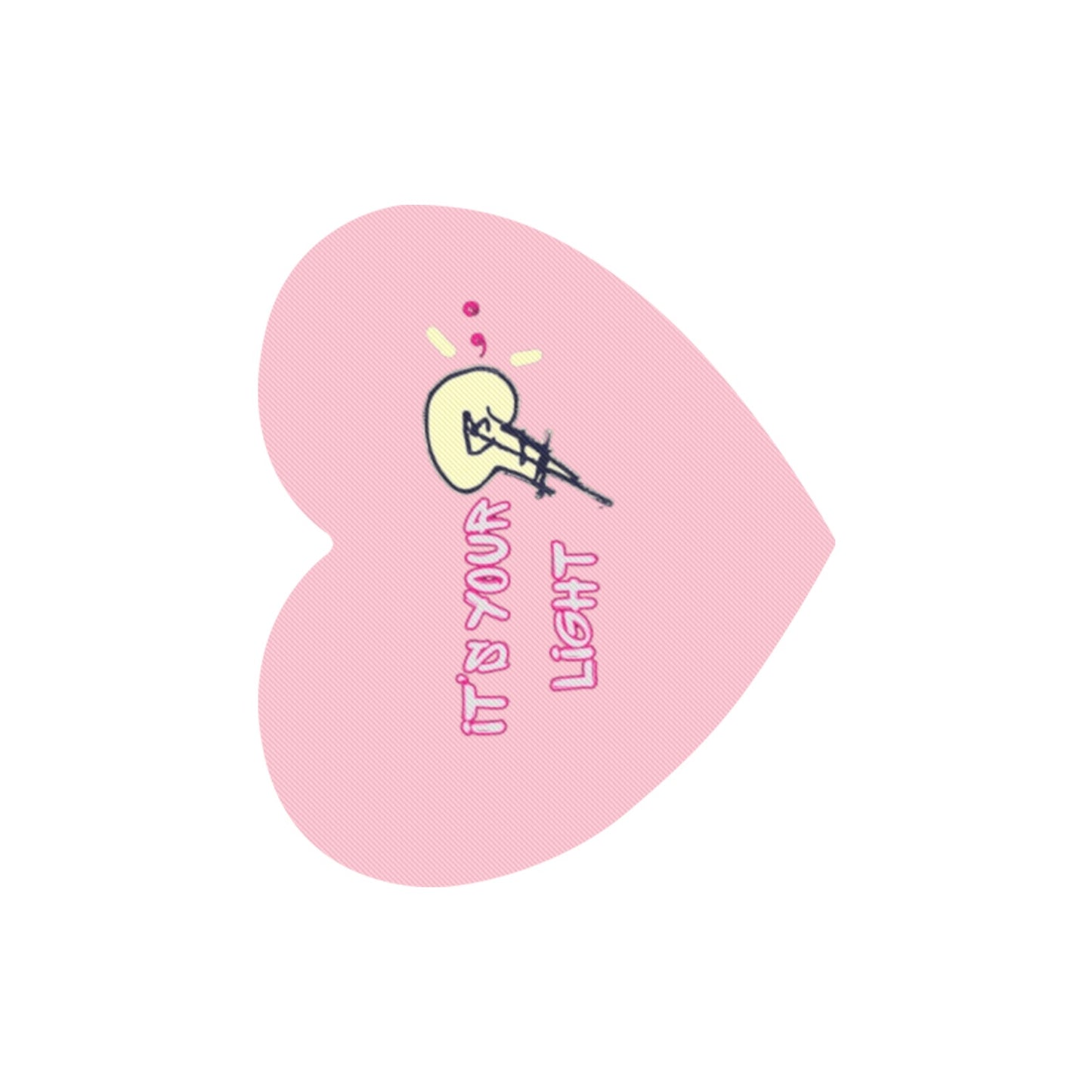 Heart-shaped Mousepad