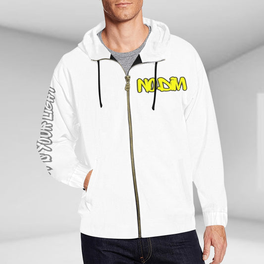 Unisex No Dim Lightbulb Zip-Up Hoodie