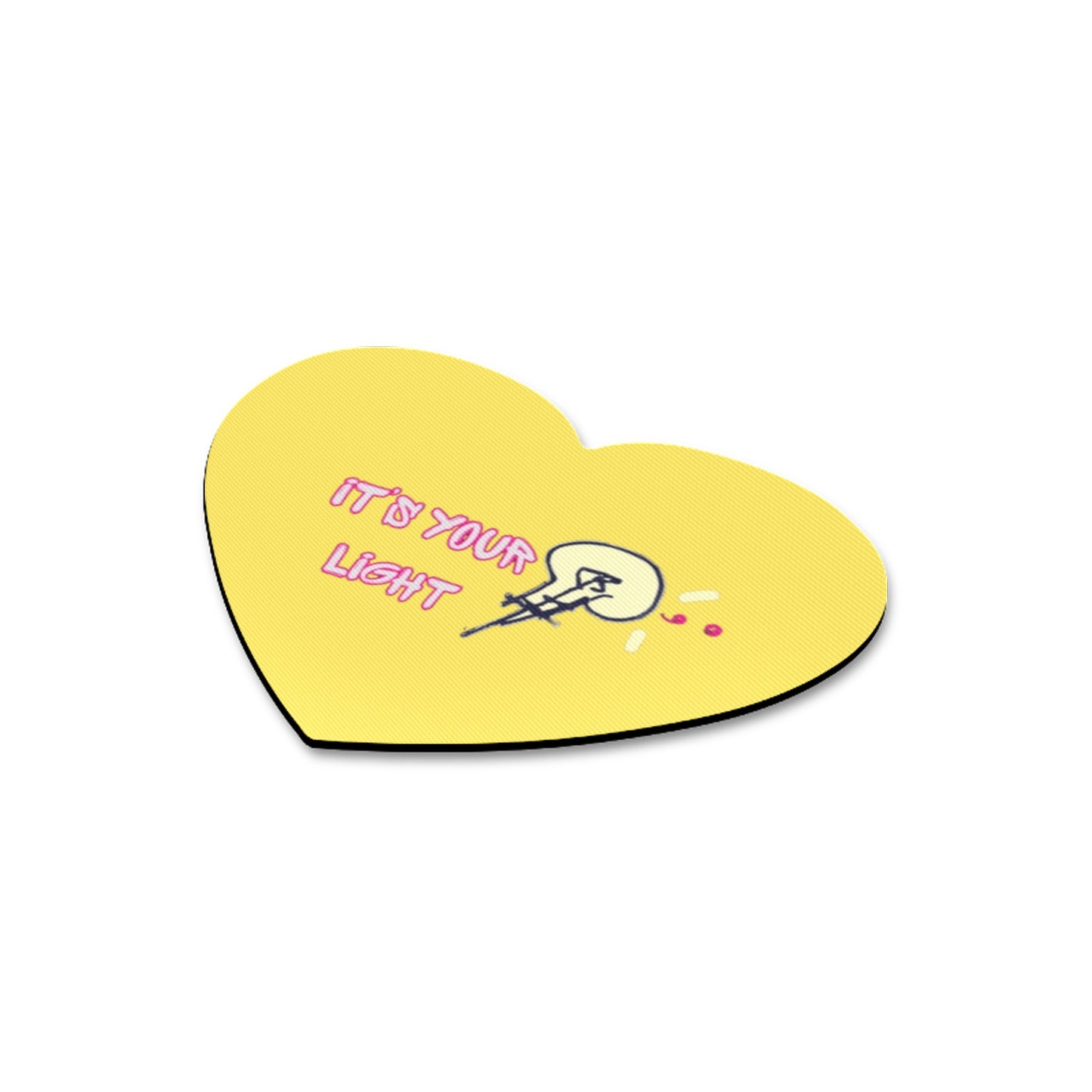 Heart-shaped Mousepad
