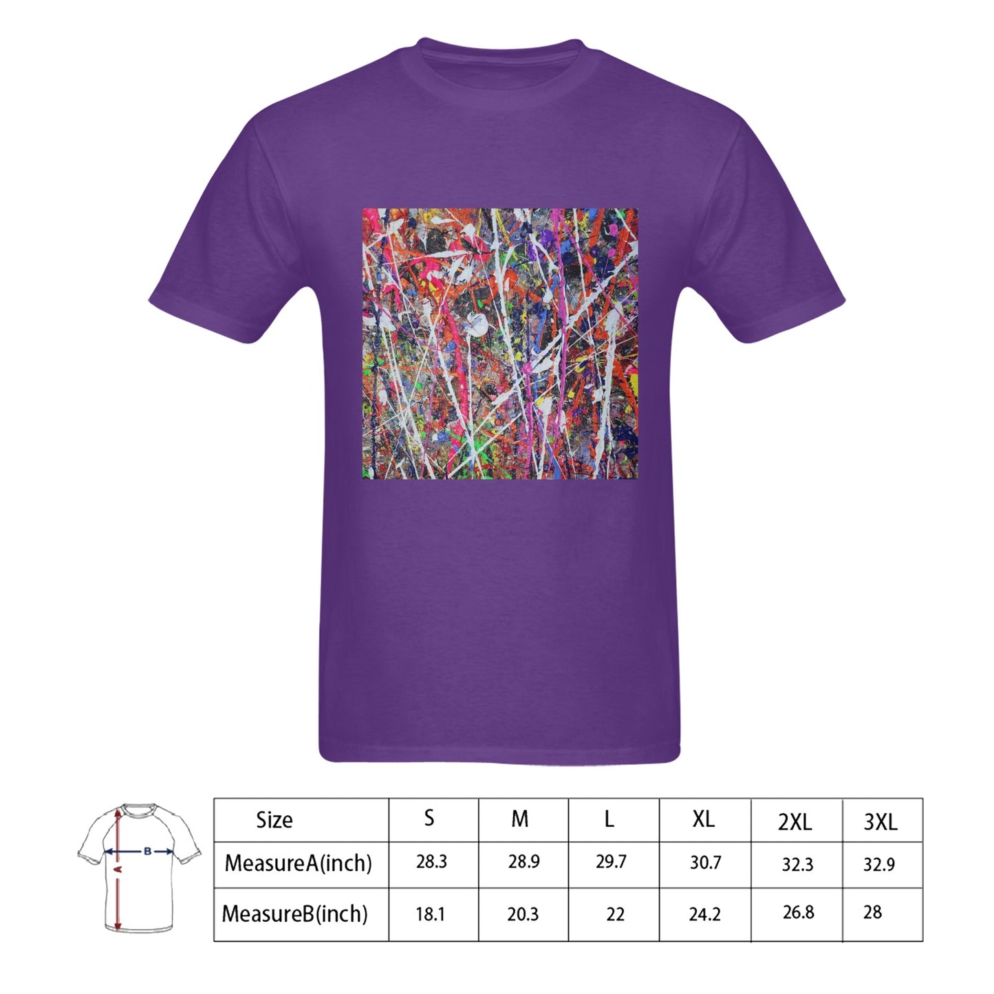 Men's Gildan T-shirt, Painting Print