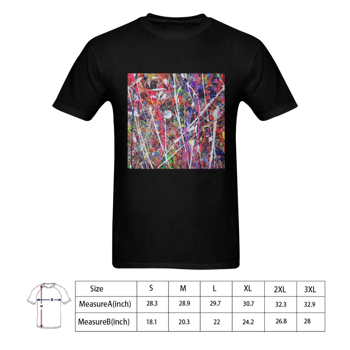 Men's Gildan T-shirt, Painting Print