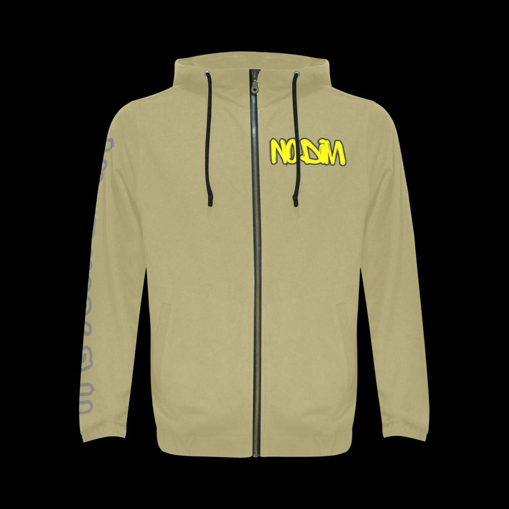 Unisex No Dim Lightbulb Zip-Up Hoodie