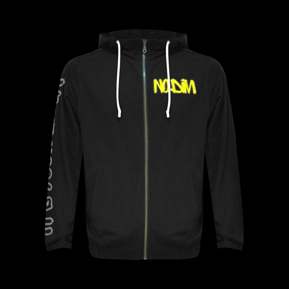 Unisex No Dim Lightbulb Zip-Up Hoodie