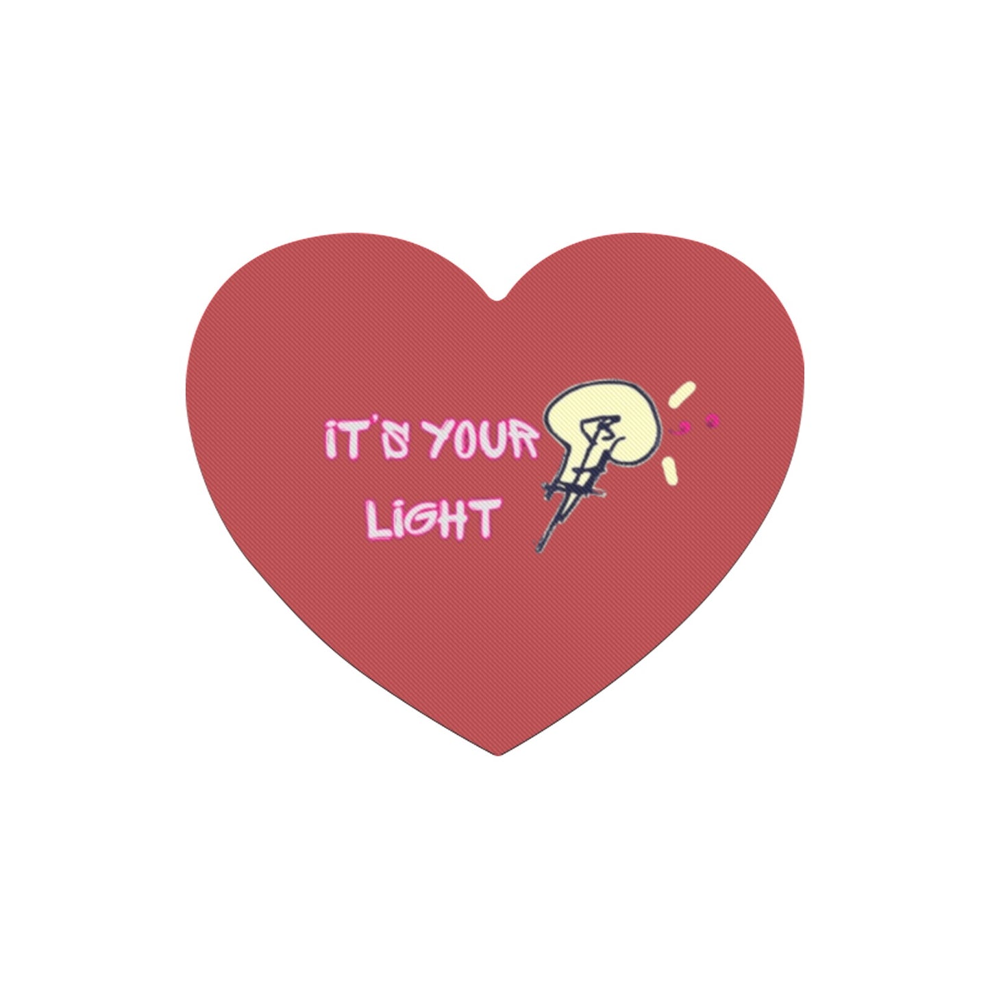 Heart-shaped Mousepad