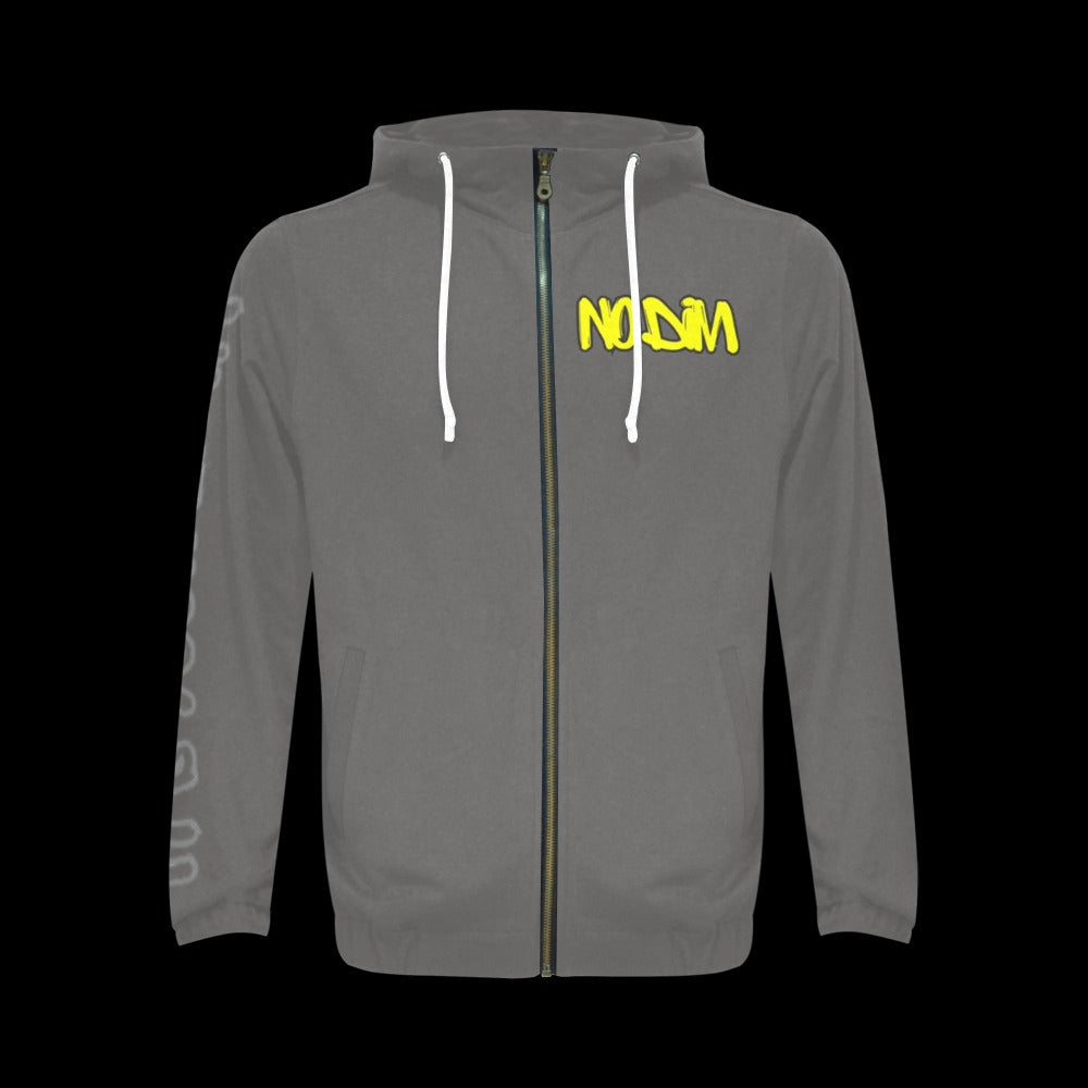 Unisex No Dim Lightbulb Zip-Up Hoodie