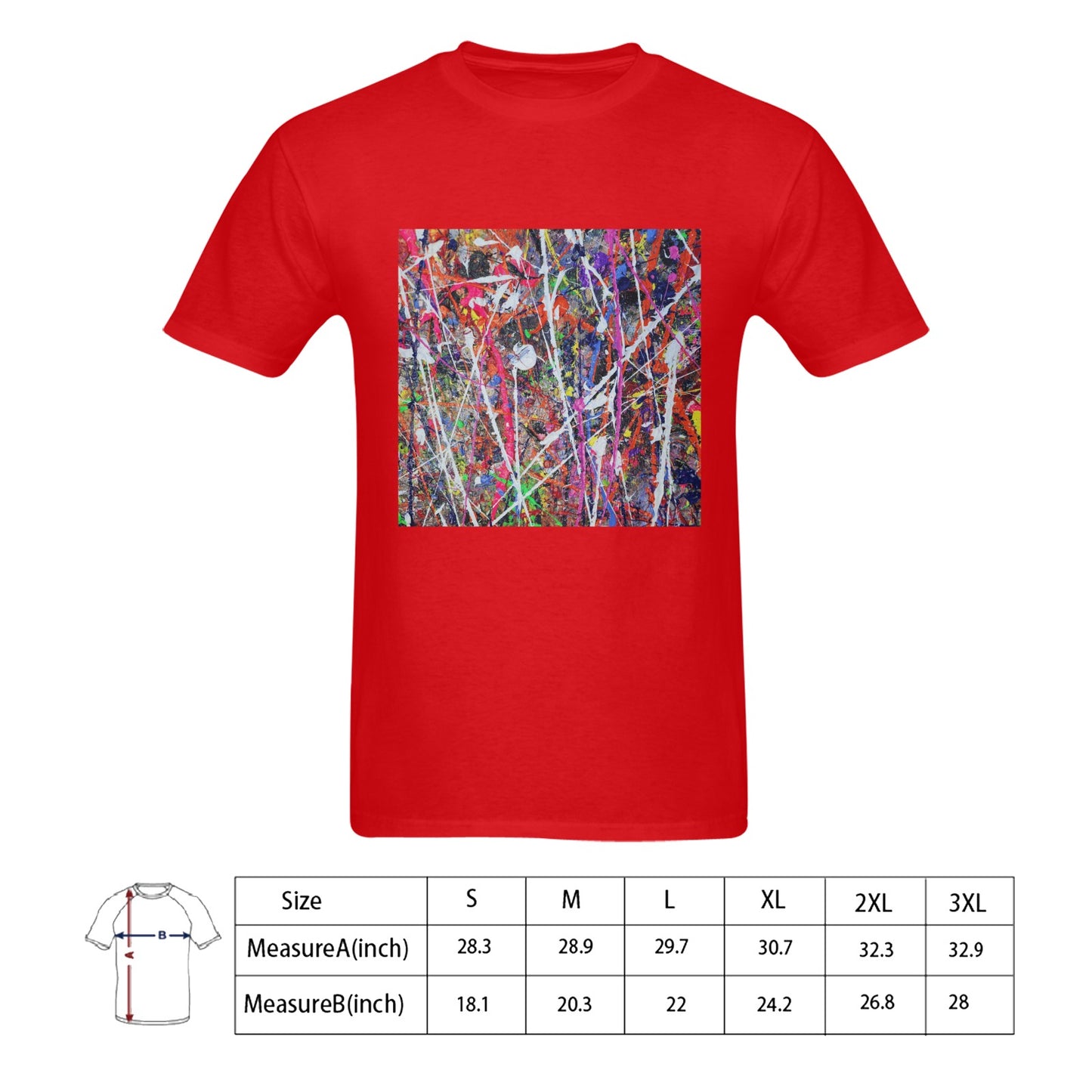 Men's Gildan T-shirt, Painting Print