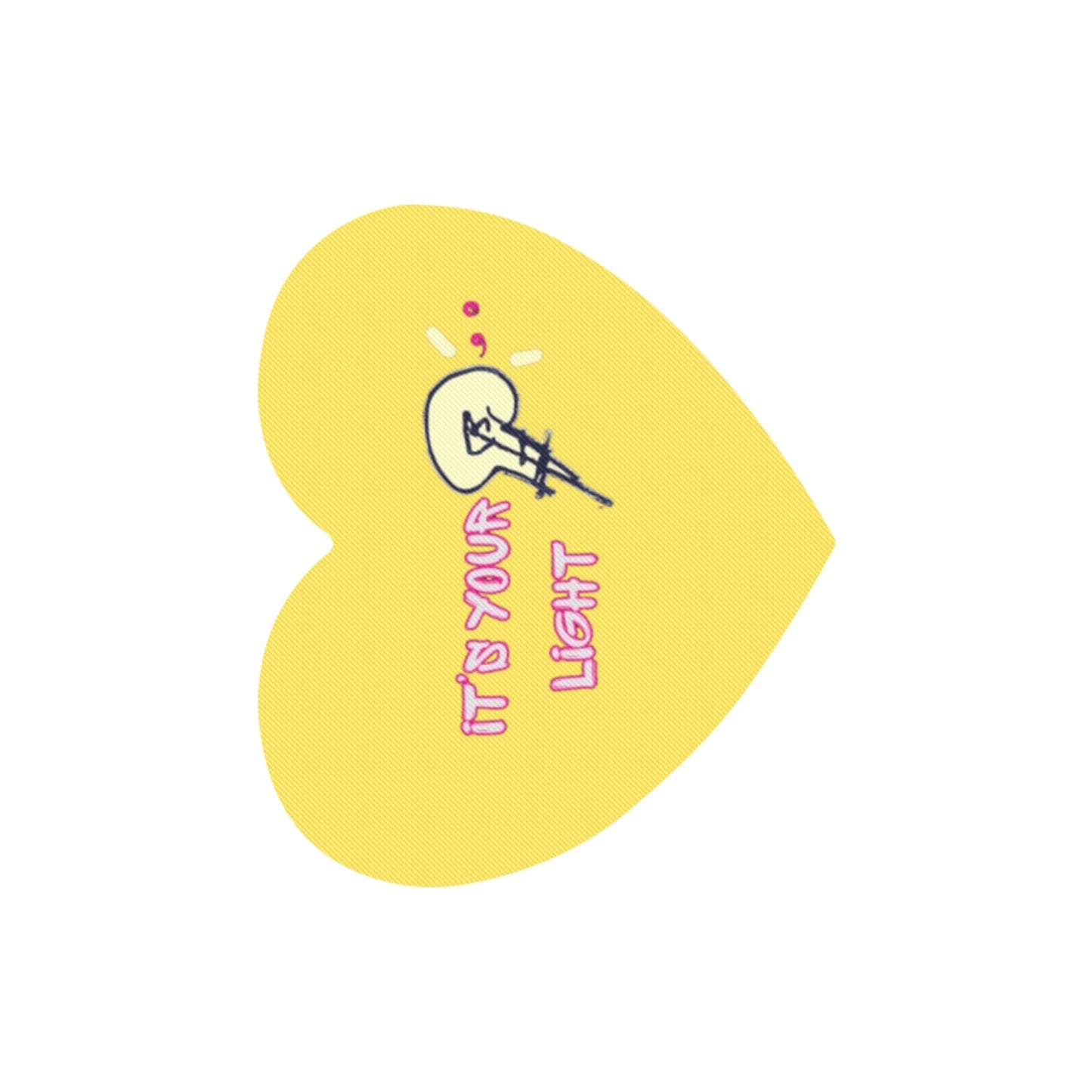 Heart-shaped Mousepad