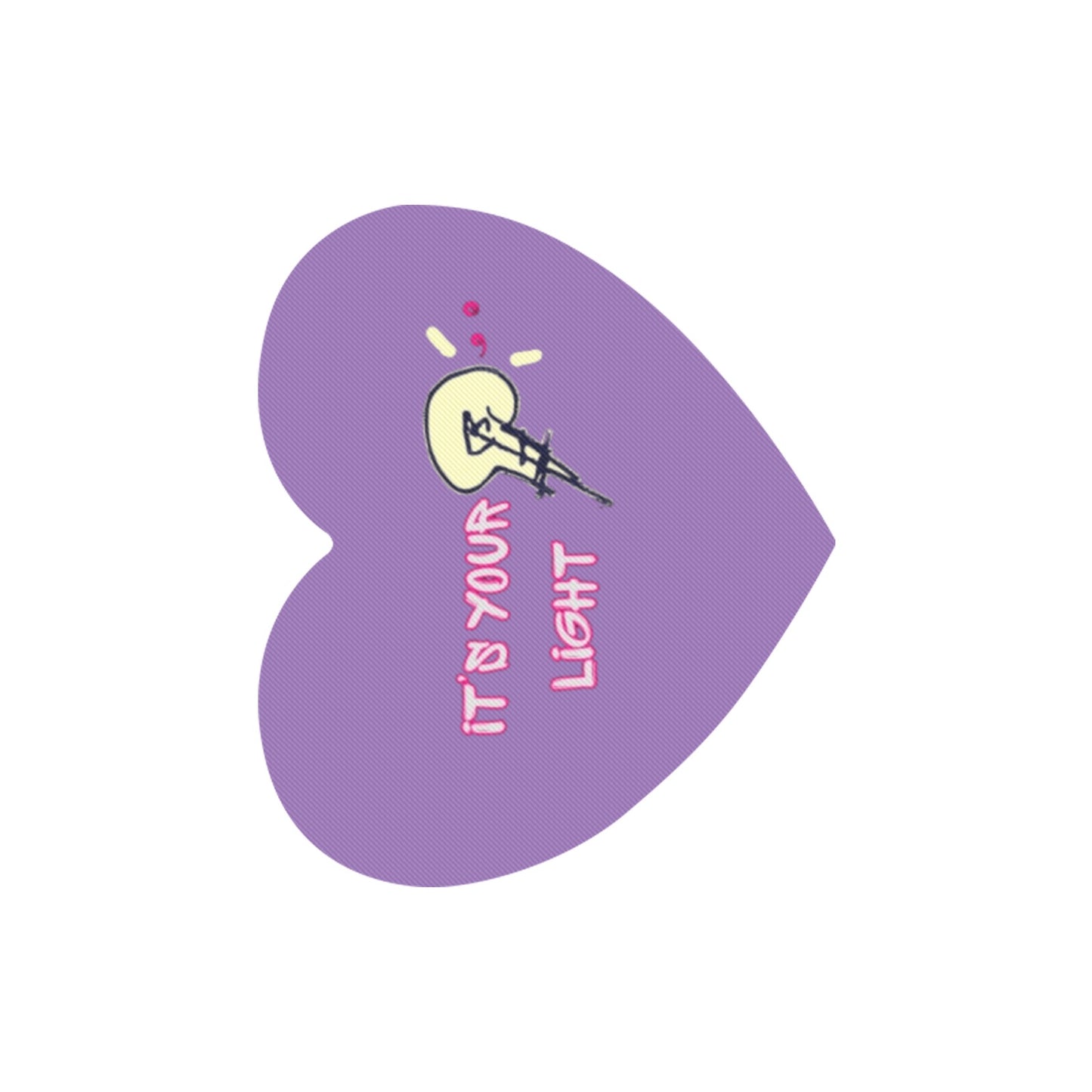 Heart-shaped Mousepad