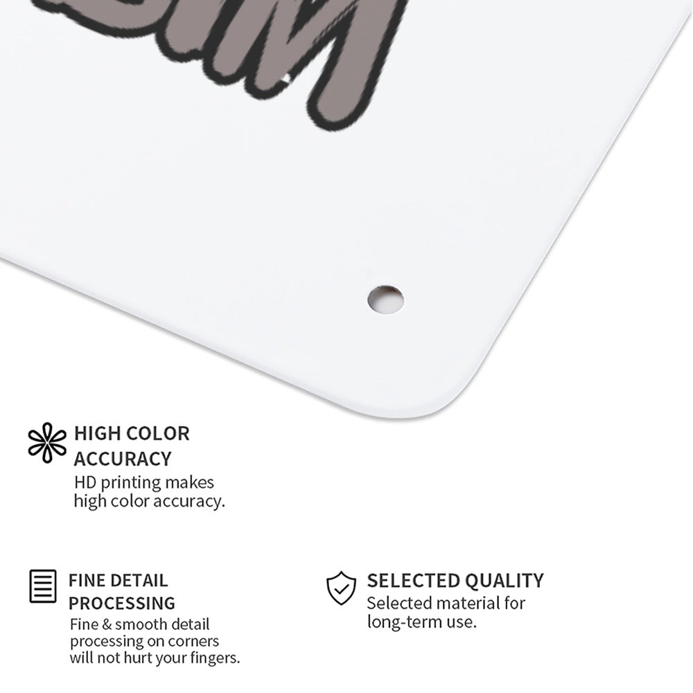 No Dim Football Metal Sign