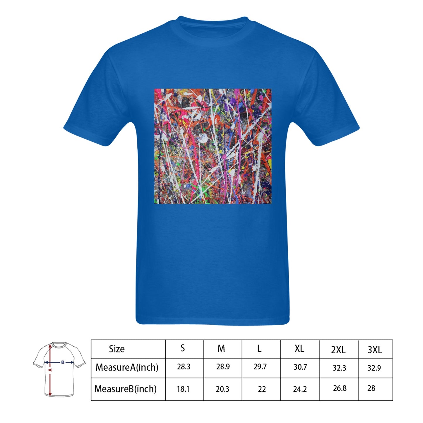 Men's Gildan T-shirt, Painting Print