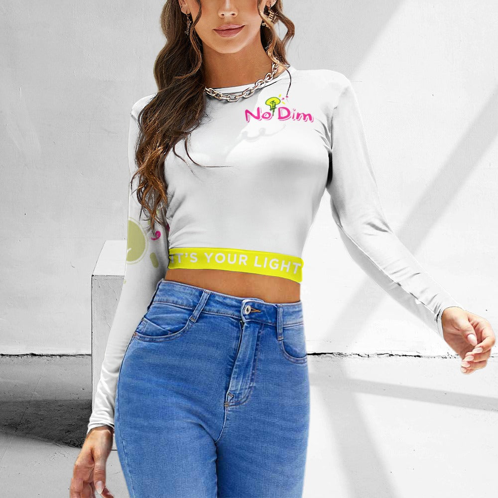Women's Backless Long Sleeve T-Shirt