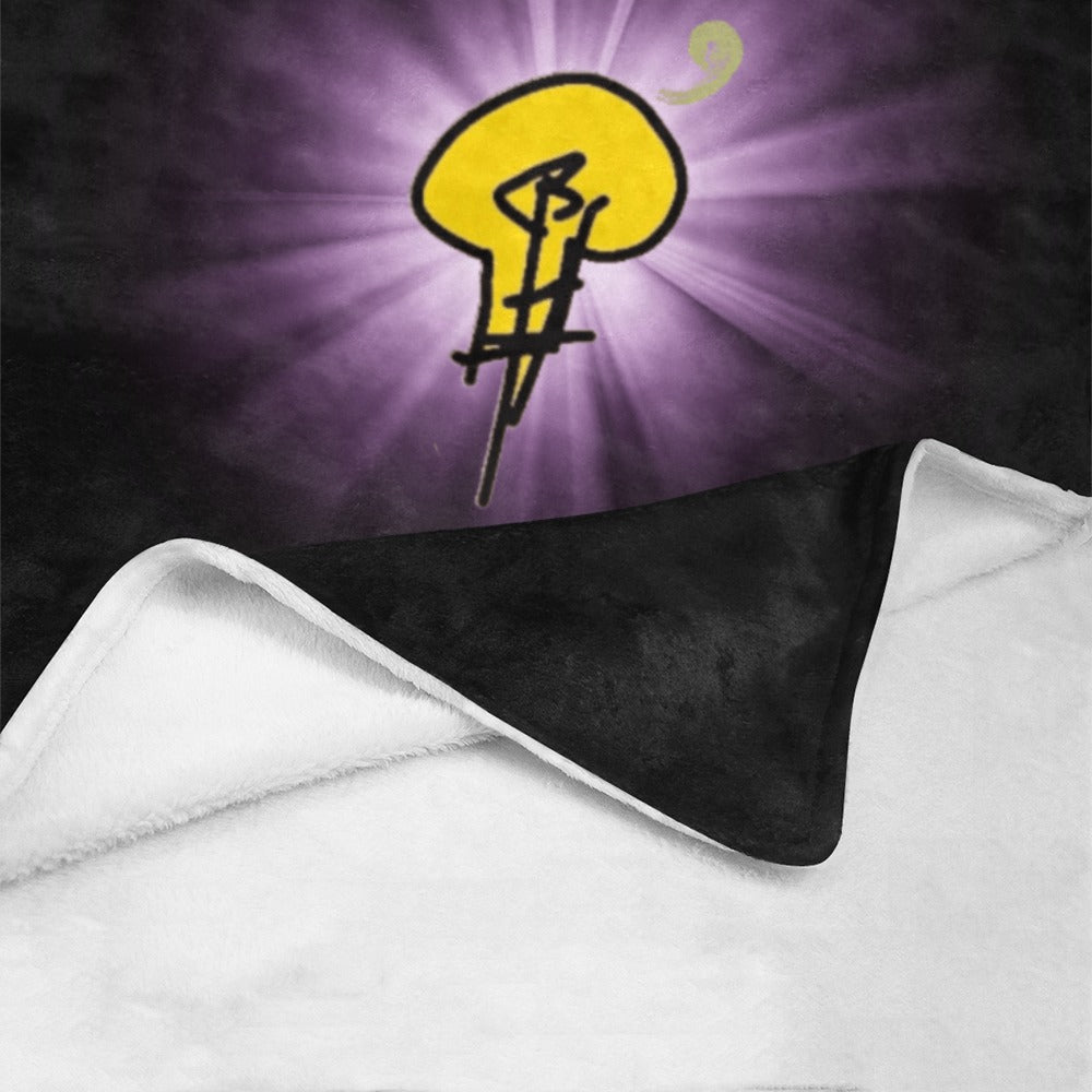 Ultra-Soft Micro Fleece Blanket w/ No Dim Bulb and Rays