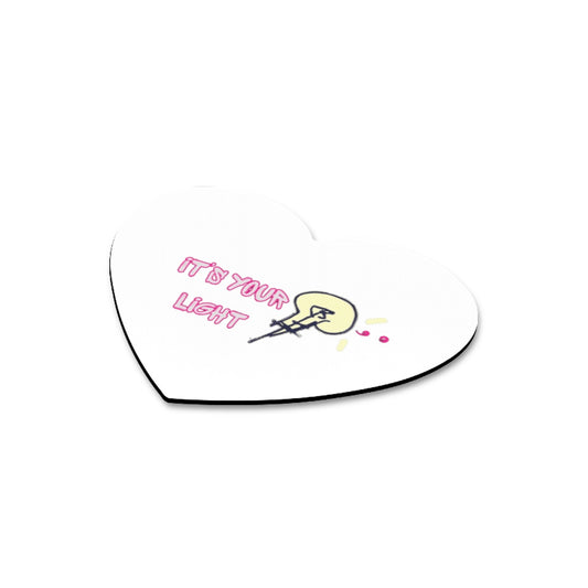 Heart-shaped Mousepad