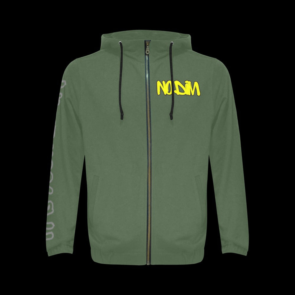 Unisex No Dim Lightbulb Zip-Up Hoodie