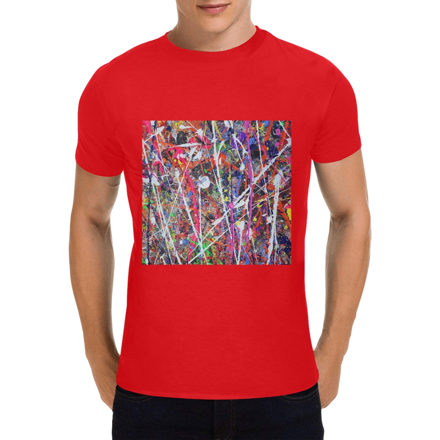 Men's Gildan T-shirt, Painting Print