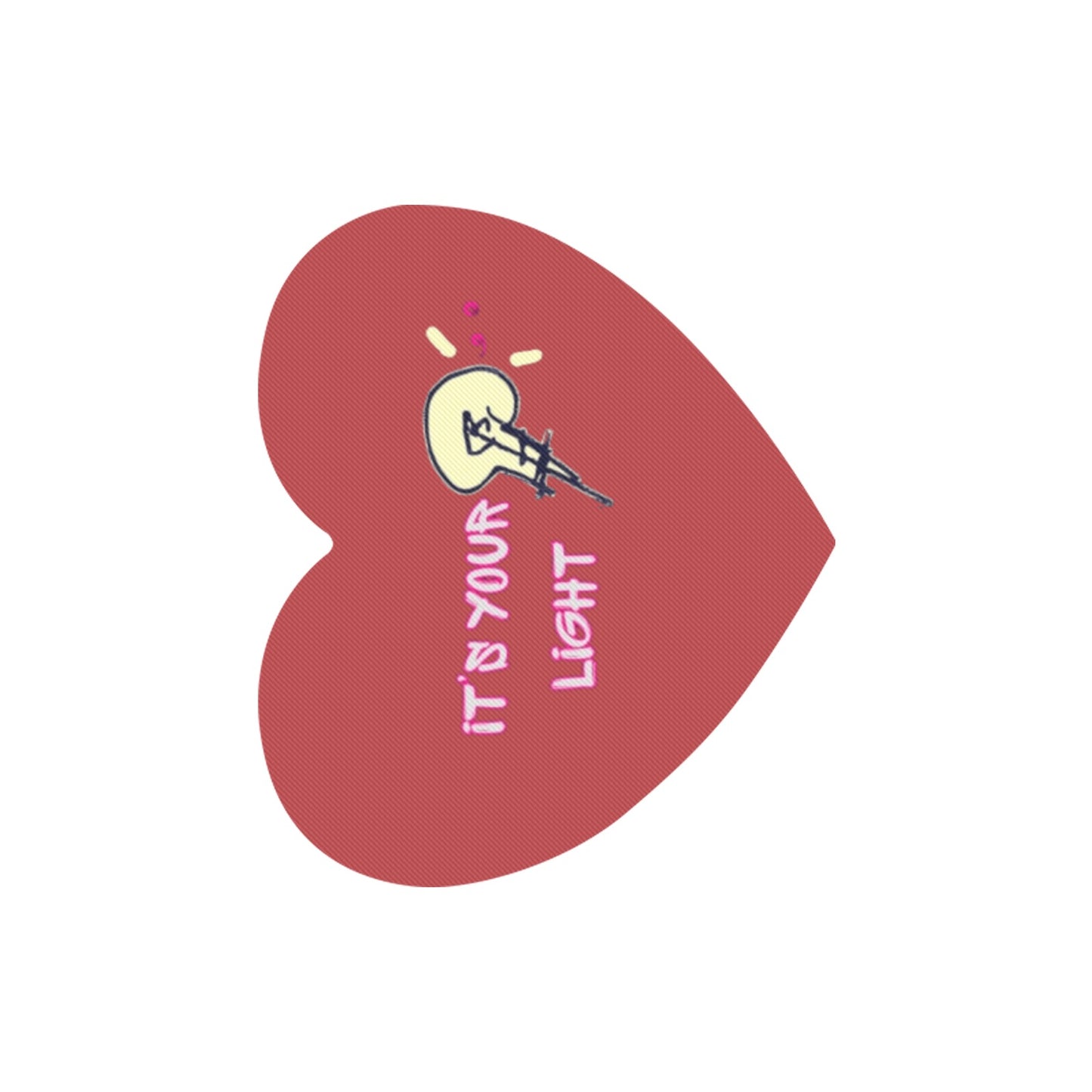 Heart-shaped Mousepad