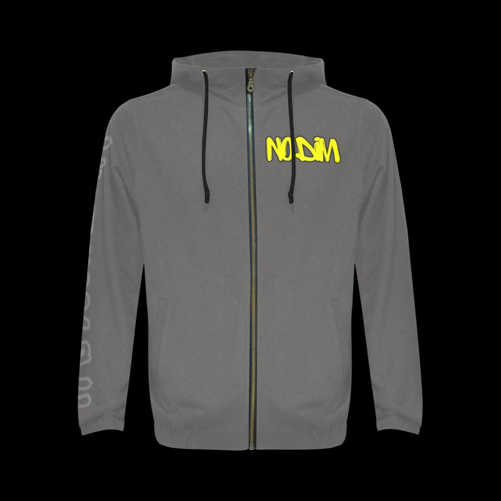 Unisex No Dim Lightbulb Zip-Up Hoodie