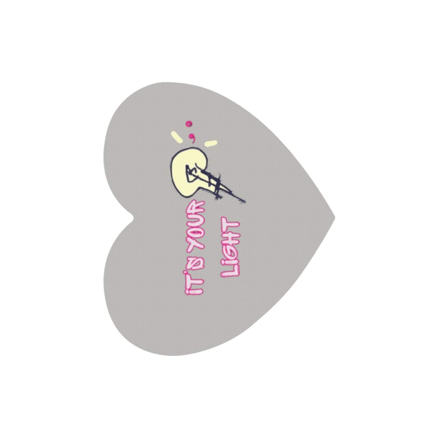 Heart-shaped Mousepad