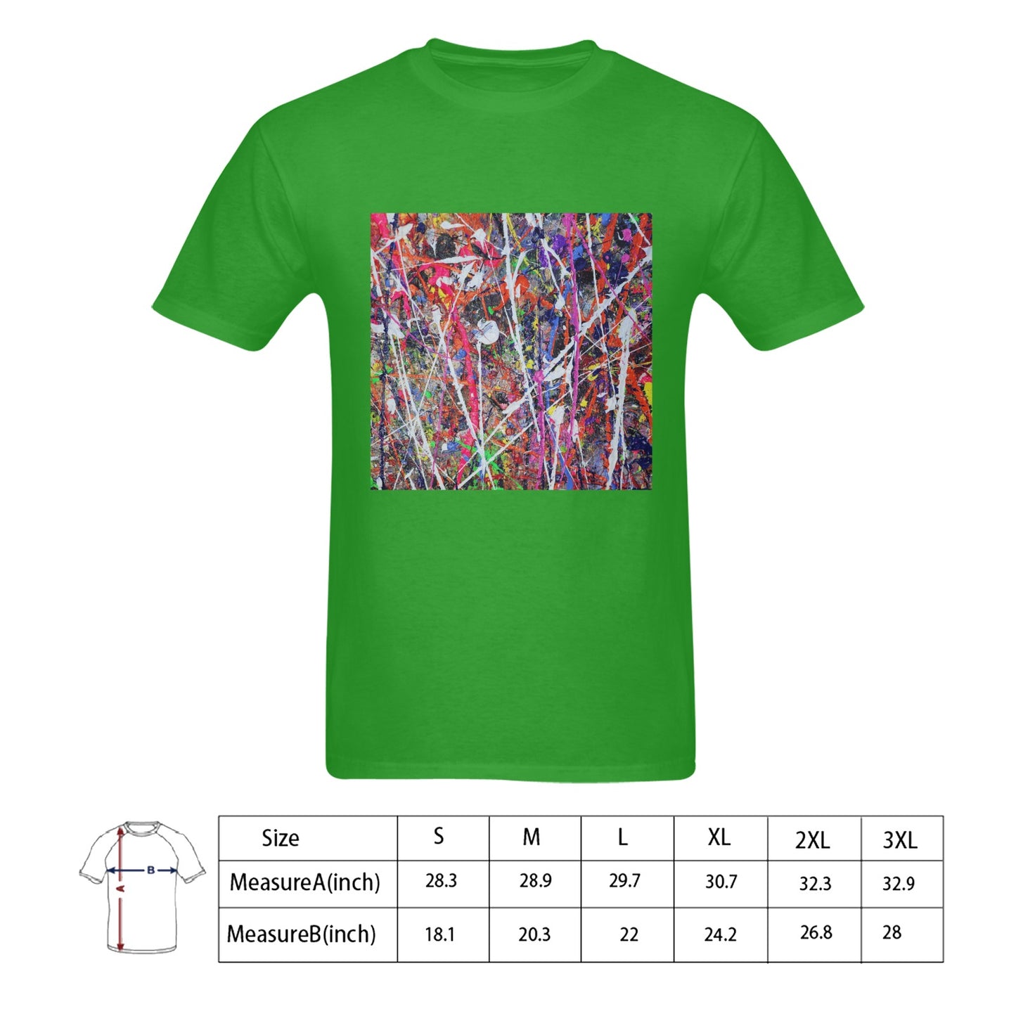 Men's Gildan T-shirt, Painting Print