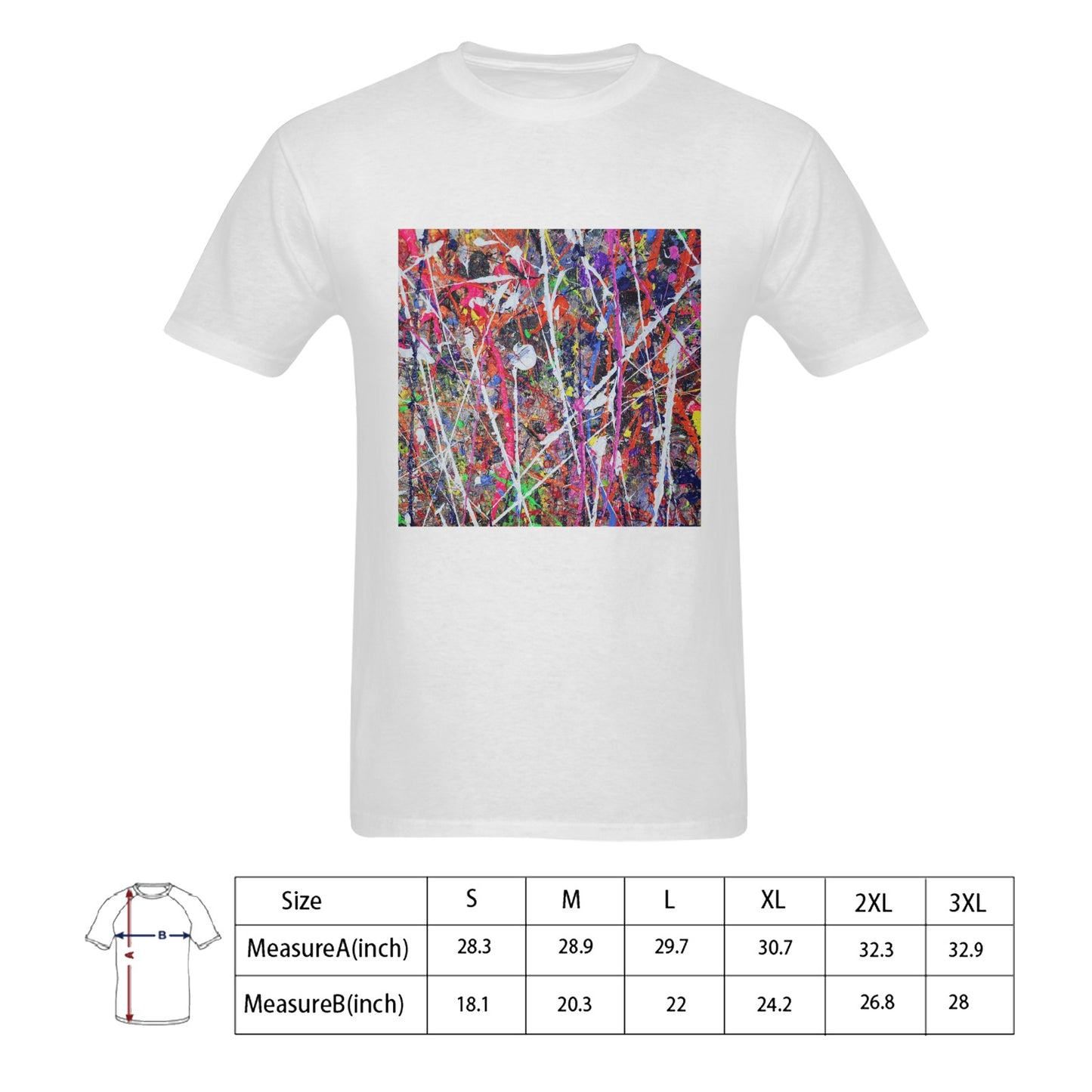Men's Gildan T-shirt, Painting Print