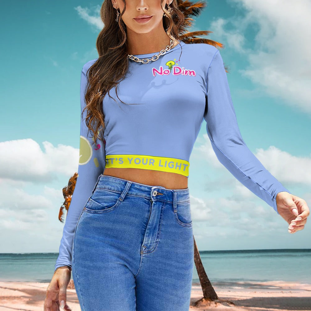 Women's Backless Long Sleeve T-Shirt