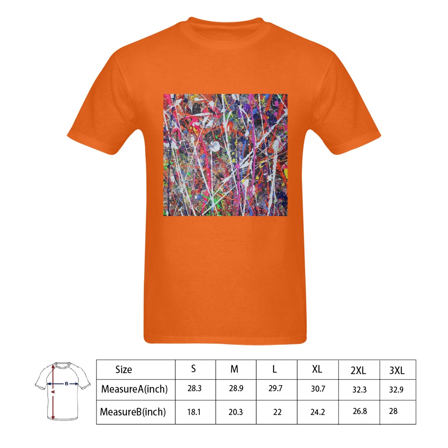 Men's Gildan T-shirt, Painting Print