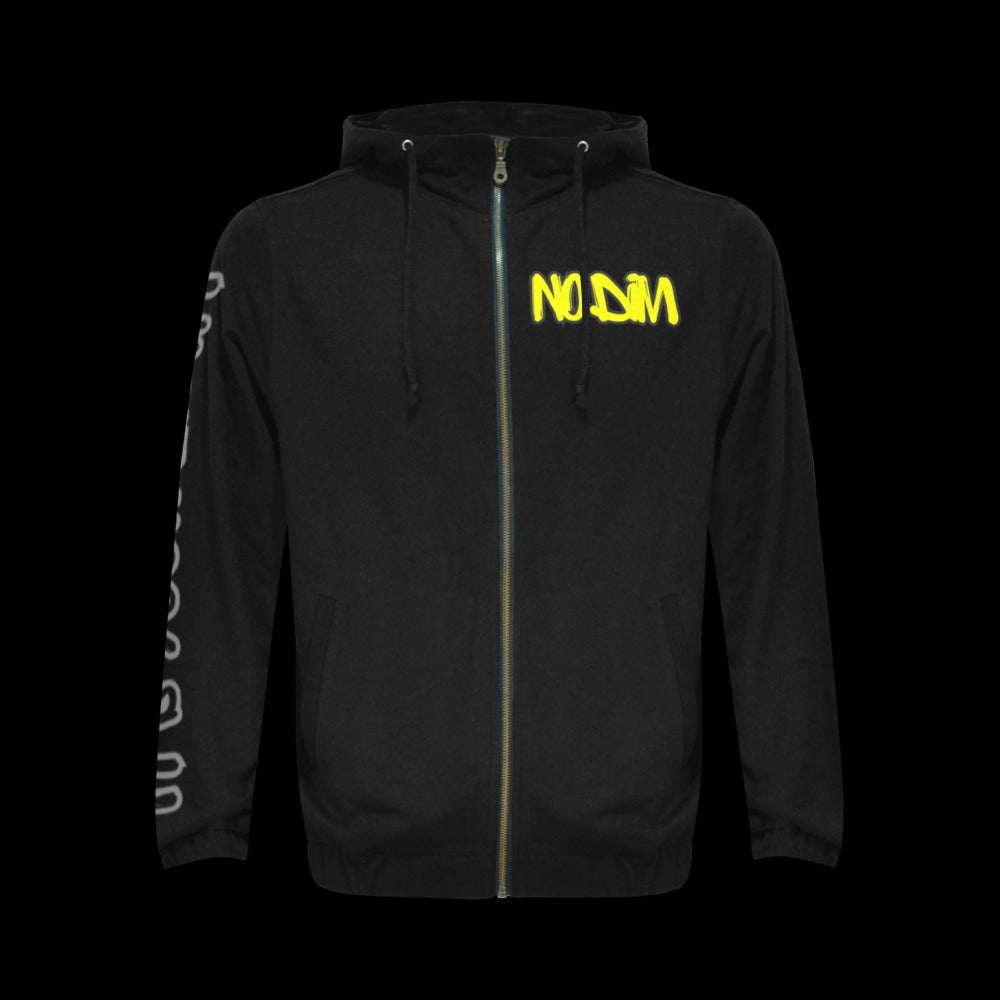 Unisex No Dim Lightbulb Zip-Up Hoodie