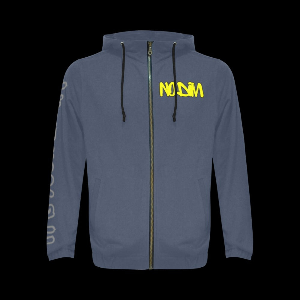 Unisex No Dim Lightbulb Zip-Up Hoodie