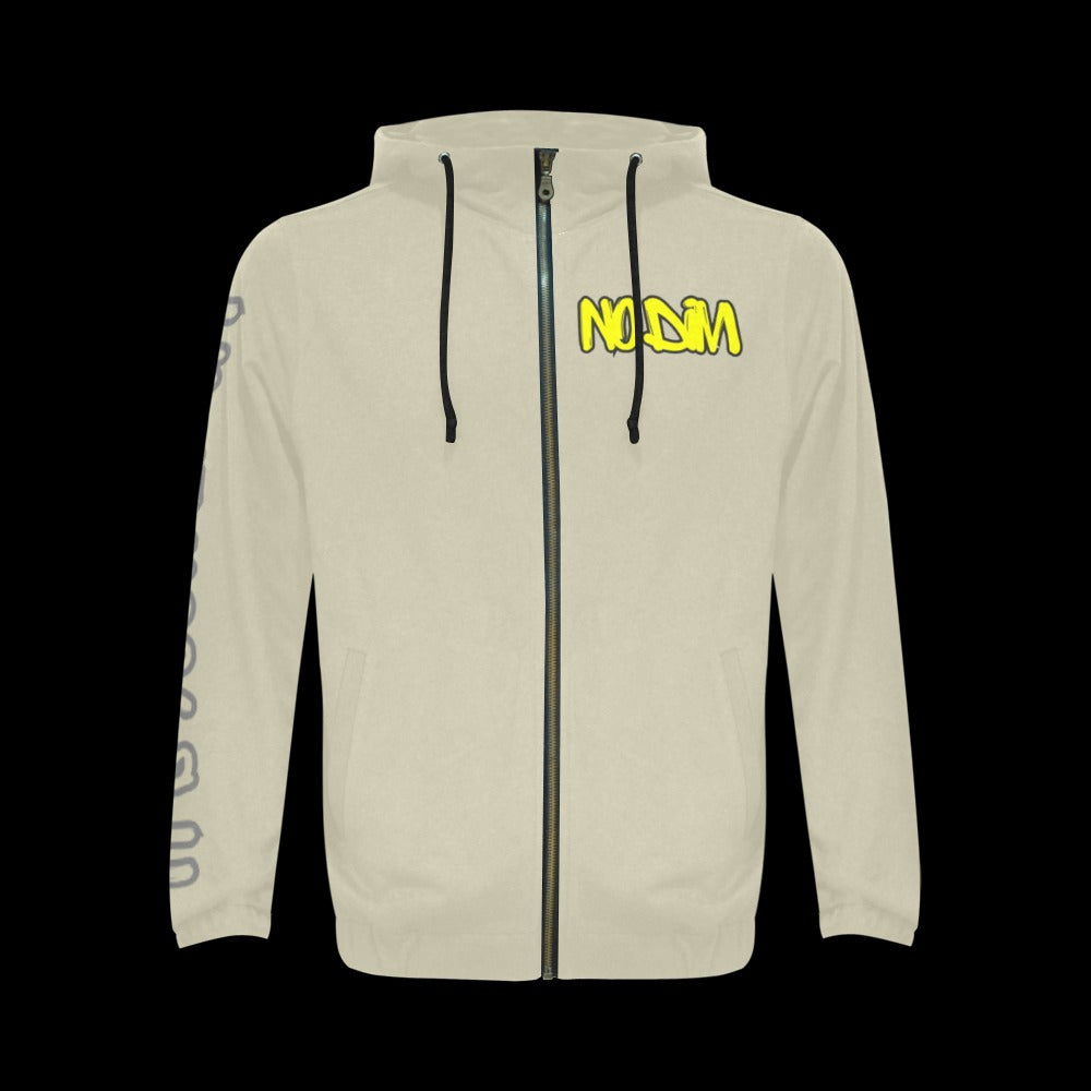 Unisex No Dim Lightbulb Zip-Up Hoodie